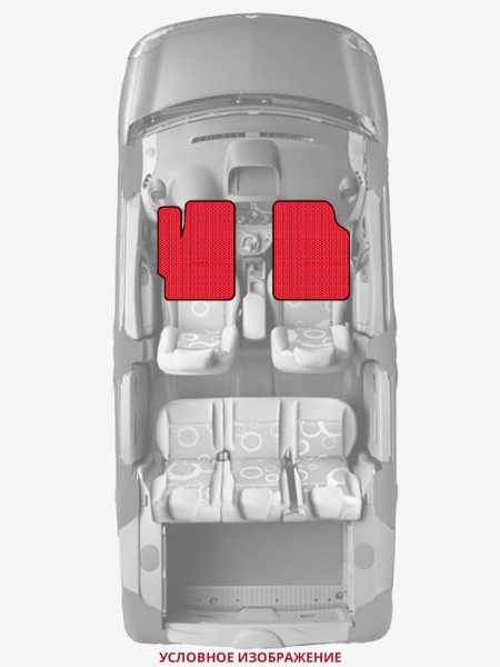 ЭВА коврики «Queen Lux» передние для Simca 1500